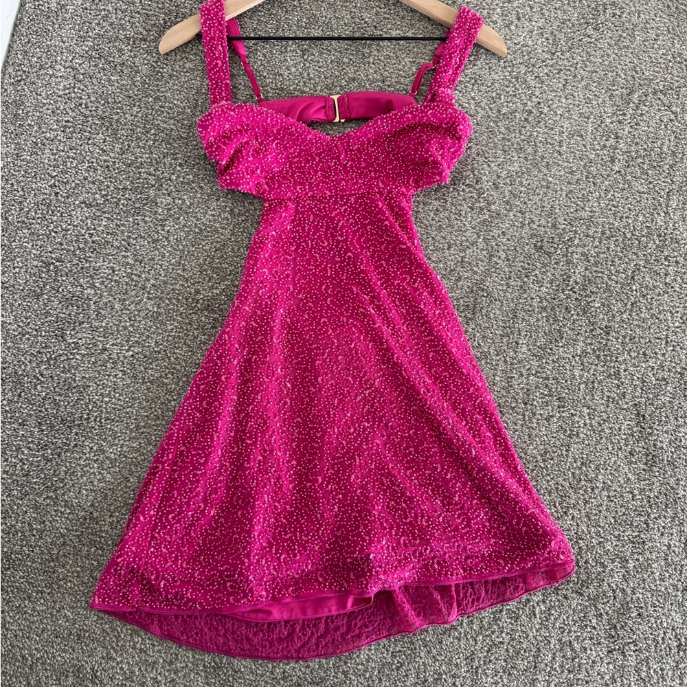 Oh Polly Pink Mini Dress